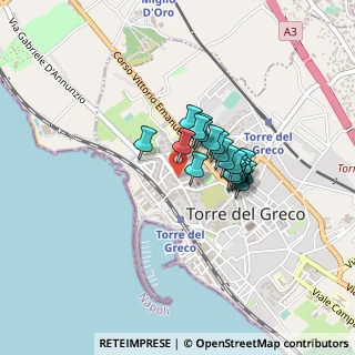 Mappa Via Mons. Michele Sasso, 80059 Torre del Greco NA, Italia (0.2835)