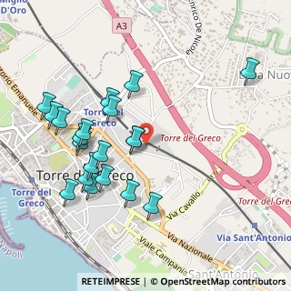 Mappa Via Degli Emigranti, 80059 Torre del Greco NA, Italia (0.551)