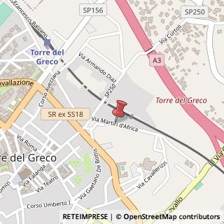 Mappa Via Martiri d'Africa,  73, 80059 Torre del Greco, Napoli (Campania)