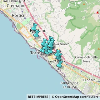 Mappa Via Degli Emigranti, 80059 Torre del Greco NA, Italia (0.94929)