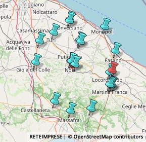 Mappa SS 377 Variante Alla, 70015 Noci BA, Italia (15.7565)