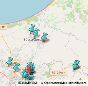 Mappa Via C. Pavese, 07036 Sennori SS, Italia (6.5045)