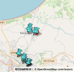 Mappa Via C. Pavese, 07036 Sennori SS, Italia (5.0315)