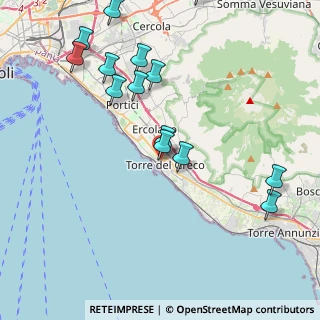 Mappa Via villa comunale, 80059 Torre del Greco NA, Italia (4.98714)