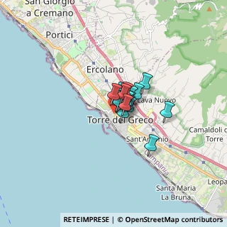 Mappa Via villa comunale, 80059 Torre del Greco NA, Italia (0.70125)