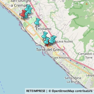 Mappa Via villa comunale, 80059 Torre del Greco NA, Italia (2.02364)