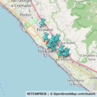 Mappa Via villa comunale, 80059 Torre del Greco NA, Italia (1.02727)
