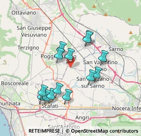 Mappa Via Vicinale Marra, 84018 Scafati SA, Italia (3.57643)