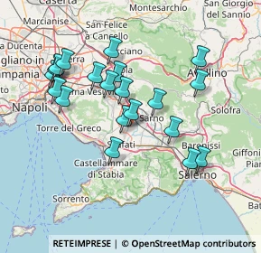 Mappa Via Vicinale Marra, 84018 Scafati SA, Italia (14.8725)