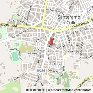 Mappa Via Giosuè Carducci, 5, 70029, 70029 Santeramo in Colle, Bari (Puglia)