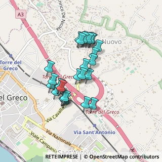 Mappa Strada Cavallo, 80059 Torre del Greco NA, Italia (0.38333)