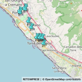 Mappa Via Circumvallazione, 80059 Torre del Greco NA, Italia (1.79167)