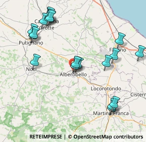 Mappa Viale Aldo Moro, 70011 Alberobello BA, Italia (9.9945)