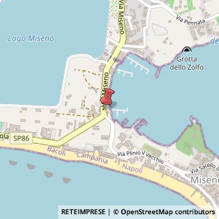 Mappa Via Dante, 2f, 80070 Bacoli, Napoli (Campania)