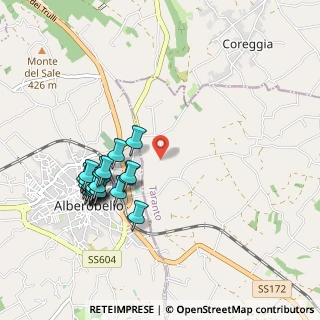 Mappa Via Angelo Turi, 70011 Alberobello BA, Italia (1.055)