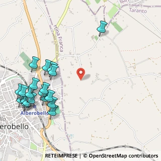 Mappa Via Angelo Turi, 70011 Alberobello BA, Italia (0.7325)