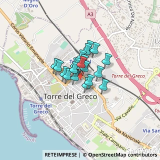 Mappa Vicolo D'Orlando, 80059 Torre del Greco NA, Italia (0.2335)