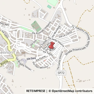 Mappa Via Bruno Buozzi, 1, 07036 Sennori, Sassari (Sardegna)