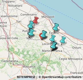 Mappa Via Monte Nero, 70011 Alberobello BA, Italia (10.12474)