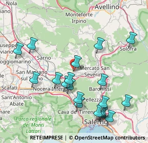 Mappa Via Mercato, 84083 Castel San Giorgio SA, Italia (9.508)