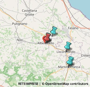 Mappa Via Cadore, 70011 Alberobello BA, Italia (5.71636)