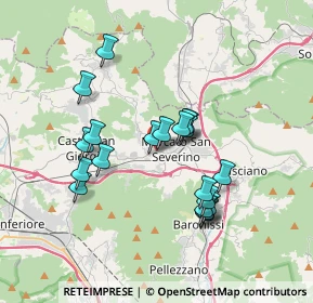 Mappa Marcello-piazza, 84085 Mercato San Severino SA, Italia (3.4085)