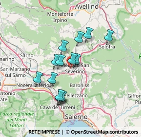 Mappa Marcello-piazza, 84085 Mercato San Severino SA, Italia (6.24071)