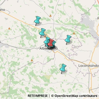 Mappa Via Indipendenza, 70011 Alberobello BA, Italia (1.55833)