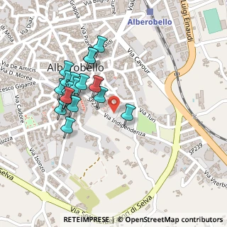 Mappa Via Indipendenza, 70011 Alberobello BA, Italia (0.2345)