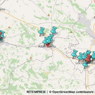 Mappa Punto di partenza delle visite, 70011 Alberobello BA, Italia (6.626)