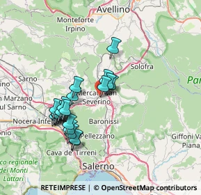 Mappa Via Delle Traverse, 84084 Fisciano SA, Italia (6.776)