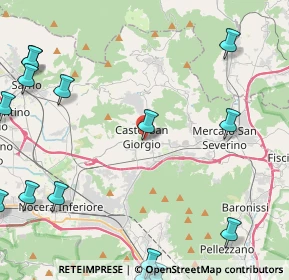 Mappa Via Antonio della Monica, 84083 Castel San Giorgio SA, Italia (7.11867)