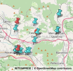 Mappa Via Antonio della Monica, 84083 Castel San Giorgio SA, Italia (5.03389)