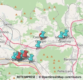 Mappa Via Antonio della Monica, 84083 Castel San Giorgio SA, Italia (5.05154)