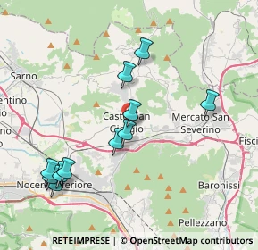 Mappa Via Antonio della Monica, 84083 Castel San Giorgio SA, Italia (4.35182)