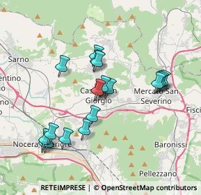 Mappa Via Antonio della Monica, 84083 Castel San Giorgio SA, Italia (3.63211)