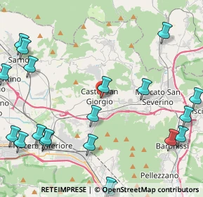Mappa Via Antonio della Monica, 84083 Castel San Giorgio SA, Italia (6.491)