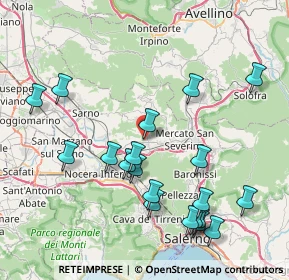 Mappa Via Antonio della Monica, 84083 Castel San Giorgio SA, Italia (9.503)
