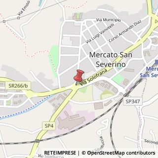 Mappa Via Pizzone, 84085 Mercato San Severino, Salerno (Campania)