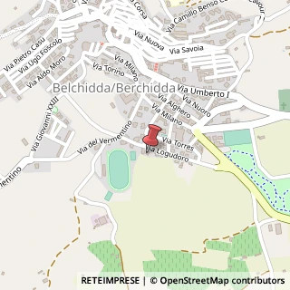 Mappa Via Logudoro, 22, 07022 Berchidda, Sassari (Sardegna)