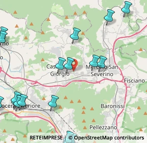 Mappa Via Tufara di Costa, 84085 Mercato San Severino SA, Italia (6.59684)