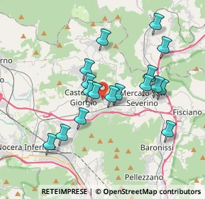 Mappa Via Tufara di Costa, 84085 Mercato San Severino SA, Italia (3.58941)