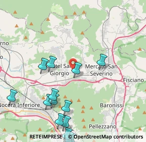 Mappa Via Tufara di Costa, 84085 Mercato San Severino SA, Italia (5.86333)
