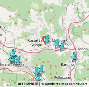 Mappa Via Tufara di Costa, 84085 Mercato San Severino SA, Italia (5.50364)