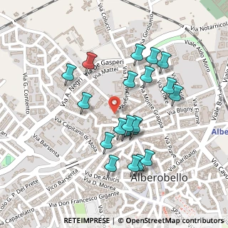Mappa Piazza Sacramento, 70011 Alberobello BA, Italia (0.235)