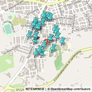 Mappa Via Ovidio, 70029 Santeramo In Colle BA, Italia (0.20345)