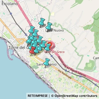 Mappa Via Carpinone, 80059 Torre del Greco NA, Italia (0.8205)