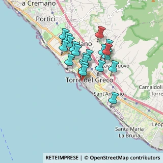 Mappa Via del Porto, 80059 Torre del Greco NA, Italia (1.446)