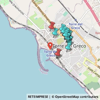 Mappa Via del Porto, 80059 Torre del Greco NA, Italia (0.4045)