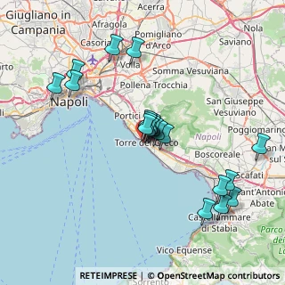 Mappa Via del Porto, 80059 Torre del Greco NA, Italia (7.3335)
